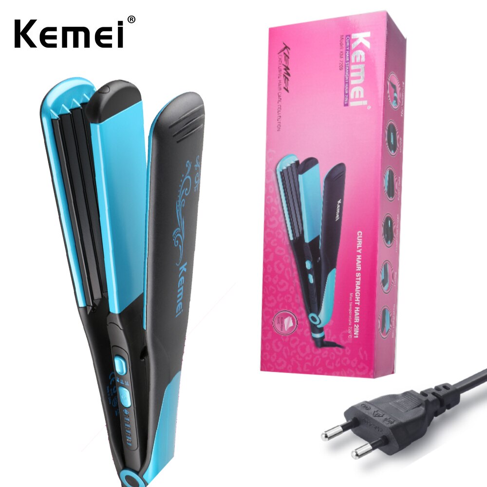 Kemei 110-240V kemei hair straightener professional 2..